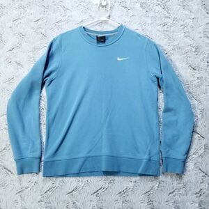 Nike Sweaters Womens Medium Blue Round Neck Pullover Long Sleeve AA3177-424